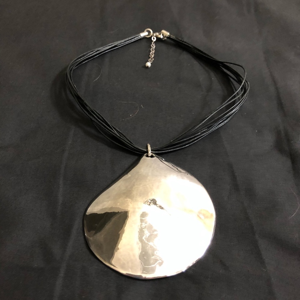 Sterling silver pendant by Orit Schatzman
